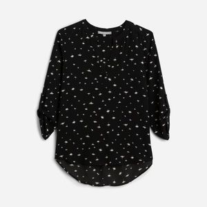 Daniel Rainn Koda Split Neck Blouse XL